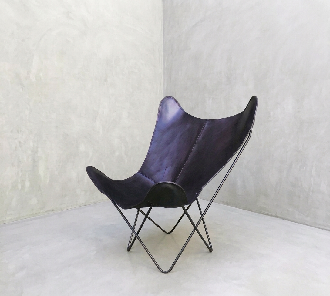 Sillon BKF Cuero color negro